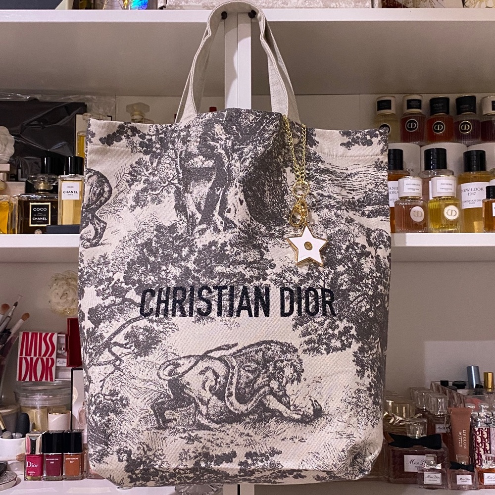 Christian Dior Toile de Jouy Tote Bag